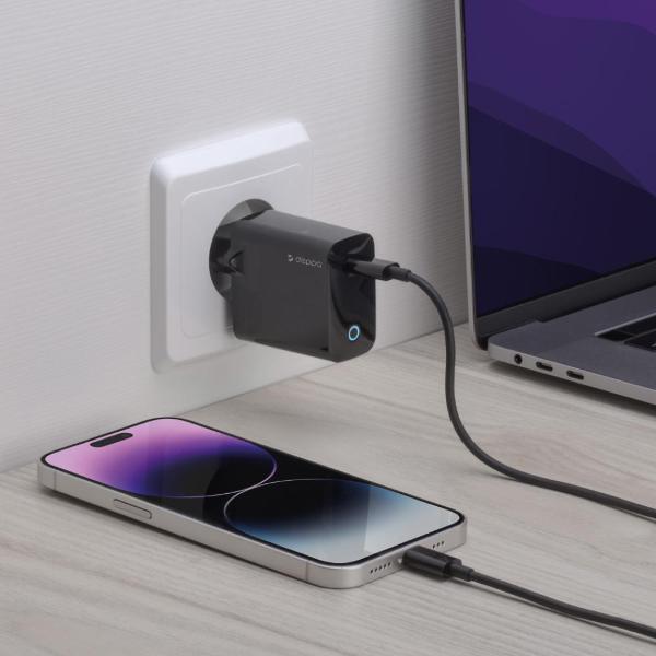 Изображение товара Сетевое зарядное устройство Deppa USB-C 20Вт черный (11429)