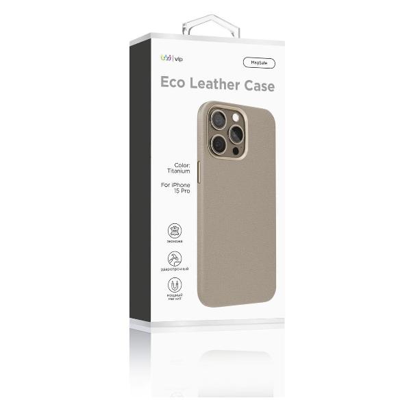 Изображение товара Чехол vlp 15 Pro Eco-leather MagSafe