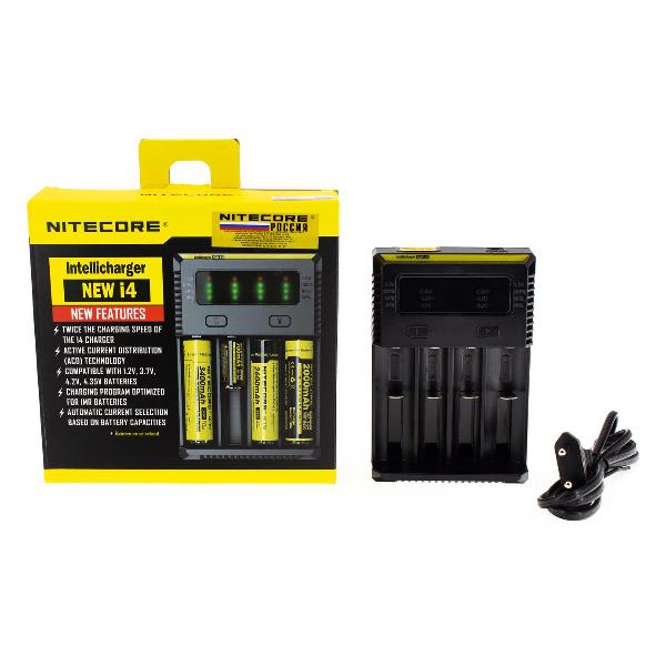 Изображение товара Зарядное устройство для аккумуляторной батареи Nitecore NEW i4