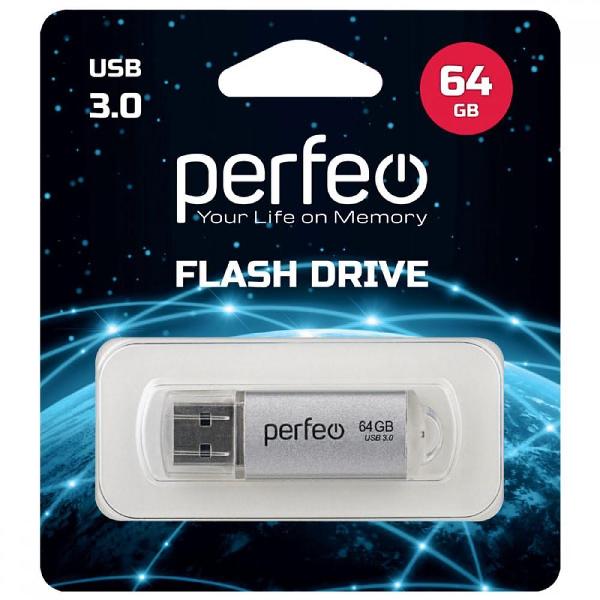Изображение товара Флэш диск USB Perfeo C14 64Gb USB3.0 PF-C14S064ES