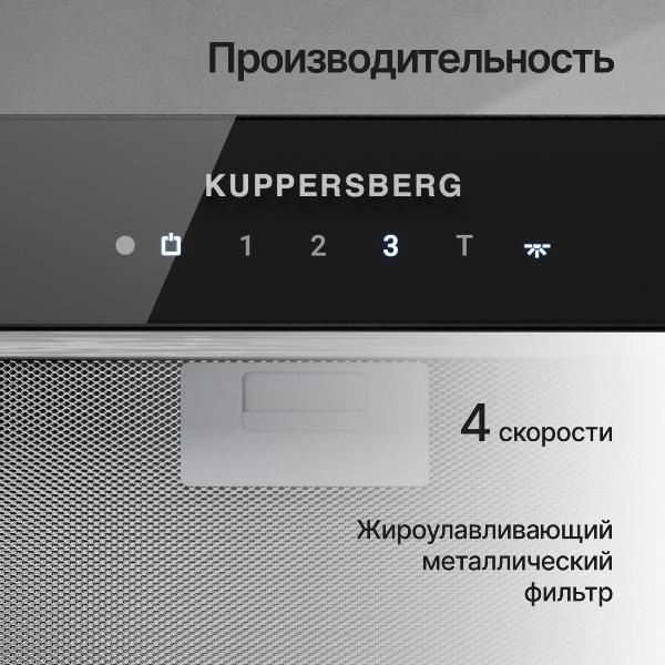 Изображение товара Вытяжка полностью встраиваемая Kuppersberg INNOVA V 60 Black