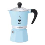 Изображение товара Кофеварка гейзерная Bialetti Rainbow 5042 голубая