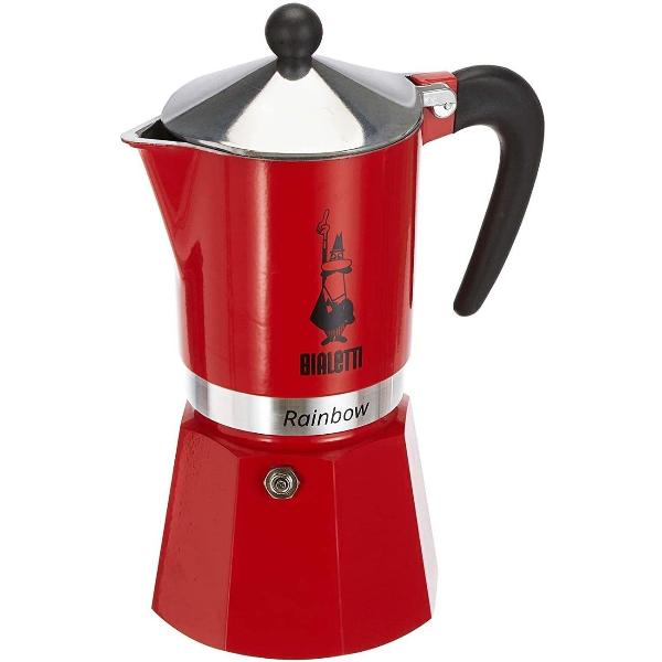 Изображение товара Кофеварка гейзерная Bialetti Rainbow Espresso 4963 красная