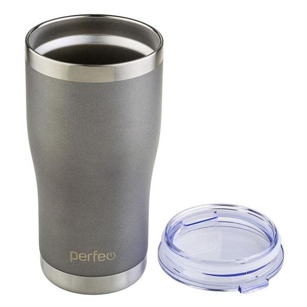 Изображение товара Термокружка Perfeo 0,6 л (PF_C3725) серая