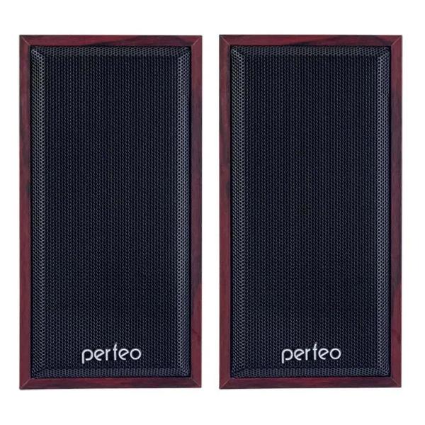 Изображение товара Колонки компьютерные 2.0 Perfeo Cabinet махагон