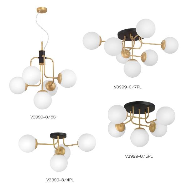Изображение товара Люстра Vitaluce 4xE14 макс. 40Вт (V3999-8/4PL)