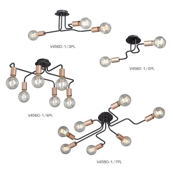 Изображение товара Люстра Vitaluce 7 ламп 21м2 Е27 макс. 60Вт (V4560-1/7PL)