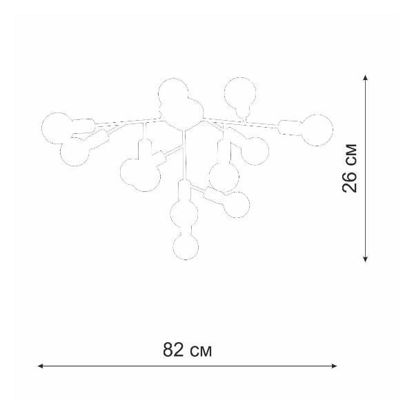 Изображение товара Люстра Vitaluce 12xE27 макс. 15Вт (V4959-1/12PL)