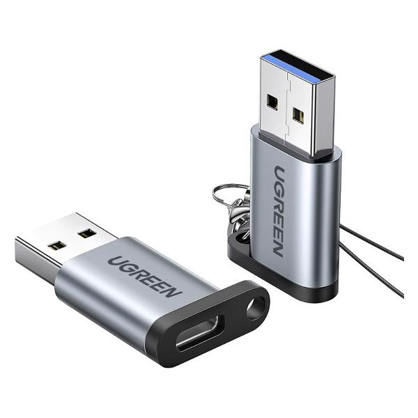 Изображение товара Переходник для кабеля uGreen US276 USB 3.0-A to USB-C M/F Adpater