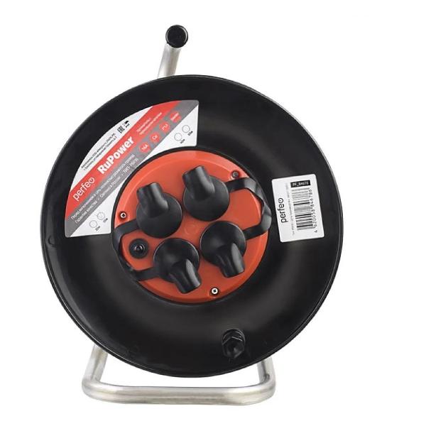 Изображение товара Удлинитель на катушке Perfeo RU POWER 30м 4гн с заземлением