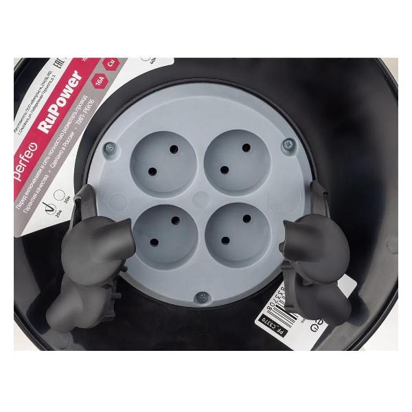 Изображение товара Удлинитель на катушке Perfeo RU POWER 20м 4гн без заземления