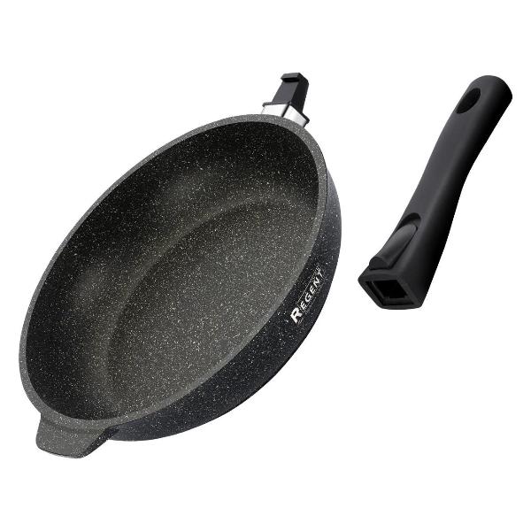 Изображение товара Сковорода со съёмной ручкой 24см (литой алюминий) REGENT inox Cosmo