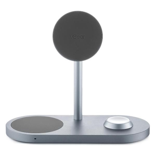 Изображение товара Беспроводное зарядное устройство uBear Stage Pro Galaxy Watch серый