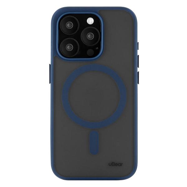 Изображение товара Чехол uBear для iPhone 15 Pro, с MagSafeусиленный, силк-тач (CS289DB61PMT-I23M)