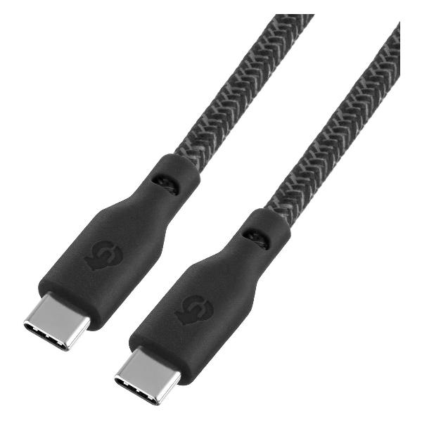Изображение товара Кабель uBear Trend USB-C/USB-C 2,4м черный