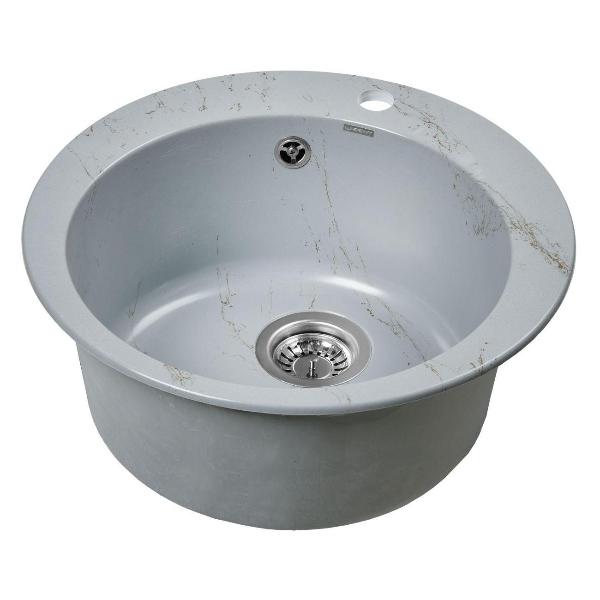 Изображение товара Мойка кухонная Wisent WA04-15 Gr/Gl