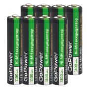 Изображение товара Аккумуляторная батарея GoPower HR03 AAA 8шт