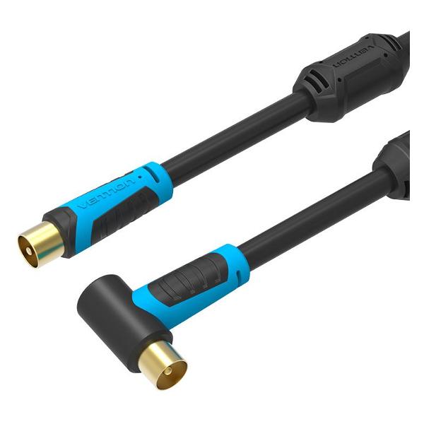 Изображение товара Антенный кабель Vention M/M угол 90, 1,5 м