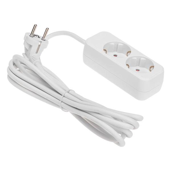 Изображение товара Удлинитель Rexant Standard 2 гнезда 3 м 3500 Вт с/з (13-4004)