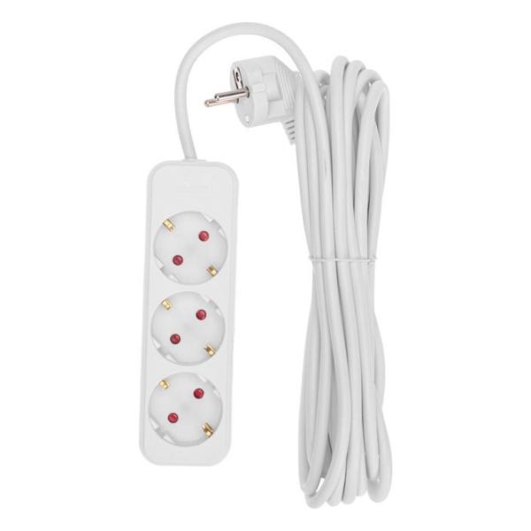 Изображение товара Удлинитель Rexant Standard 3 гнезда 5 м 3500 Вт с/з (13-4011)