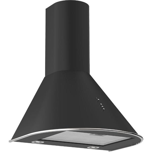 Изображение товара Вытяжка Elikor Омега 60П-650-К3Д черная/ нержавеющая сталь