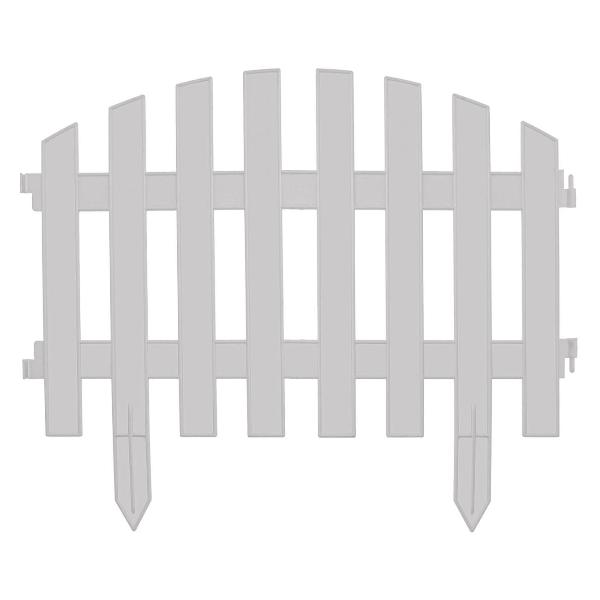 Изображение товара Забор декоративный Palisad Винтаж, 28х300 см, белый, (65011)