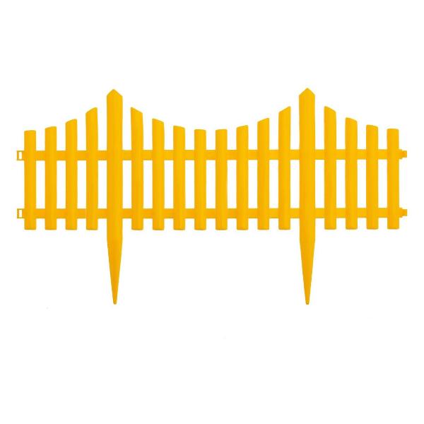 Изображение товара Забор декоративный Palisad Гибкий, 24х300 см, желтый, (65016)