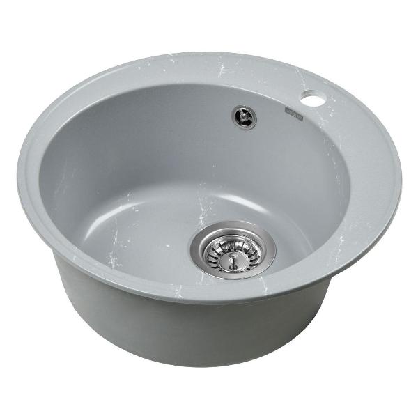 Изображение товара Мойка кухонная Wisent WA05-17 Gr/Wh