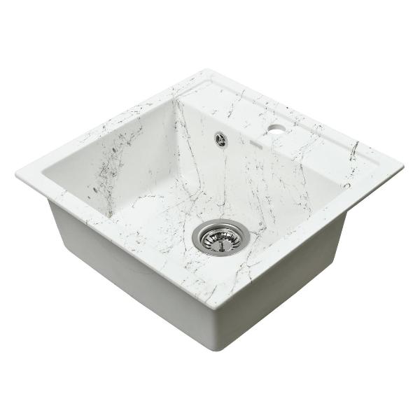 Изображение товара Мойка кухонная Wisent WA11-13 Wh/Gl