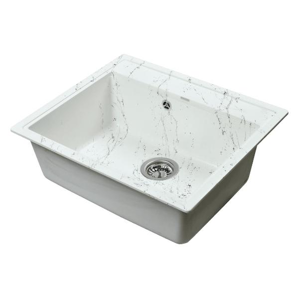 Изображение товара Мойка кухонная Wisent WA12-13 Wh/Gl