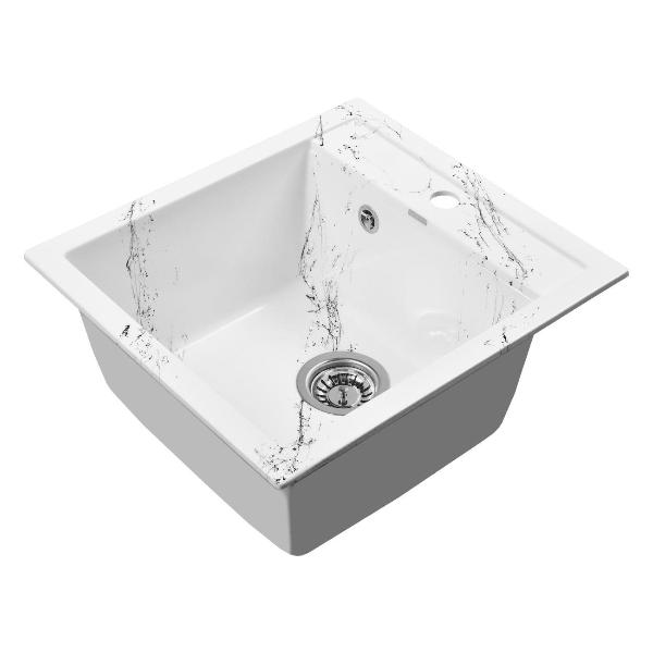 Изображение товара Мойка кухонная Wisent WA45-12 Wh/Bl