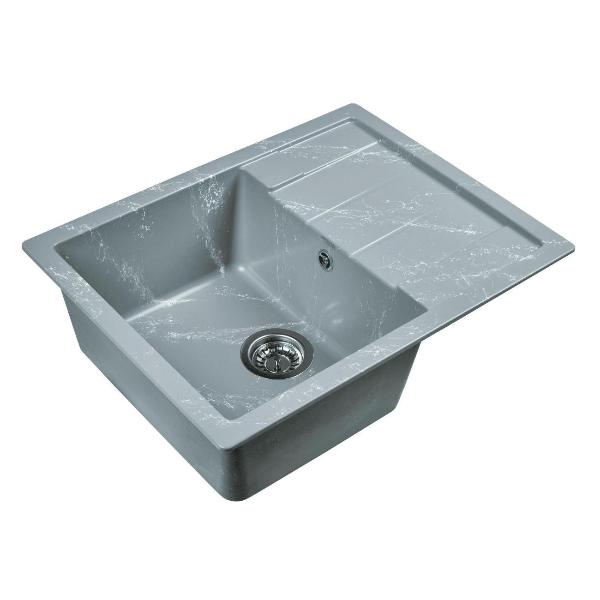 Изображение товара Мойка кухонная Wisent WB22-17 Gr/Wh