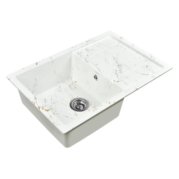 Изображение товара Мойка кухонная Wisent WB27-13 Wh/Gl