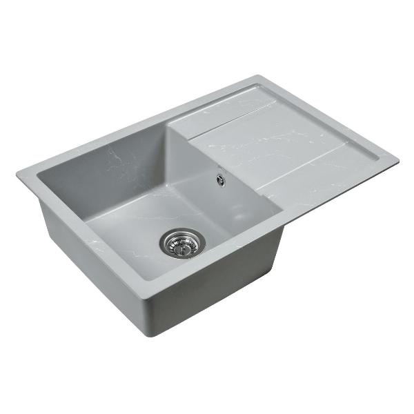 Изображение товара Мойка кухонная Wisent WB27-17 Gr/Wh