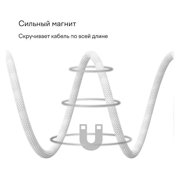 Изображение товара Кабель Magssory CBL001 1.2м серебро