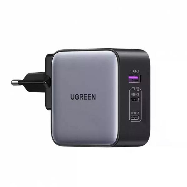 Изображение товара Сетевое зарядное устройство uGreen GaN Fast Charger Interchangeable Plugs (CD296)