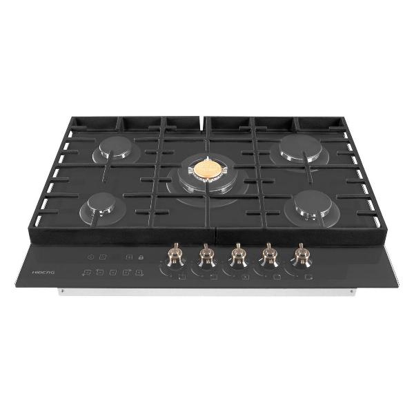 Изображение товара Встраиваемая газовая панель независимая Hiberg VM 7155 B
