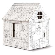 Изображение товара 3D-модель из картона ND Play Домик-раскраска Три богатыря