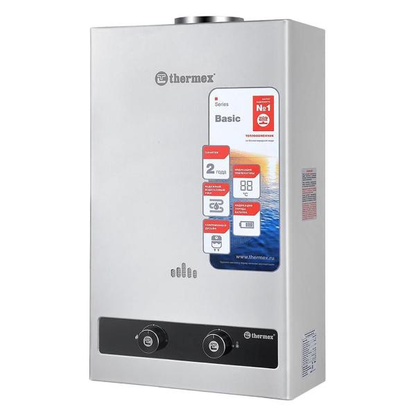 Изображение товара Газовая колонка Thermex B 20 D серебристый