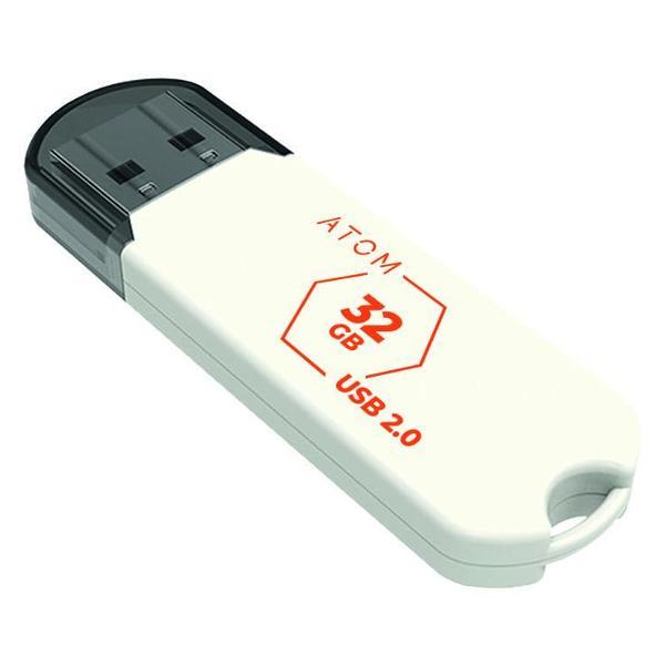 Изображение товара Флеш-диск Atom 32GB USB2.0 AUSB2H2W/32GB