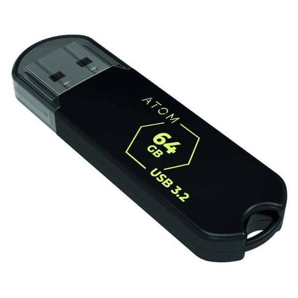 Изображение товара Флеш-диск Atom 64GB USB3.1 AUSB3H2BK/64GB