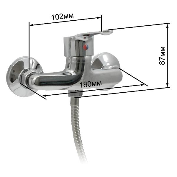 Изображение товара Смеситель для душа Istok life Standard 0402.727