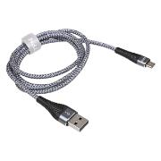 Изображение товара Кабель для сотового телефона TFN microUSB forza 1.0m graphite (TFN-CFZMICUSB1MGR)