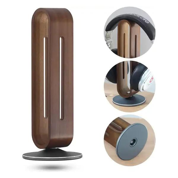 Изображение товара Подставка для наушников Dendy P45 Dark wood