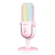 Изображение товара Игровой микрофон для компьютера Razer Seiren V3 Chroma розовый (RZ19-05060300-R3M1)