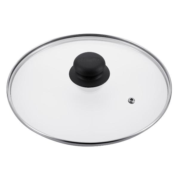 Изображение товара Крышка стеклянная 22см REGENT inox с пароотводом