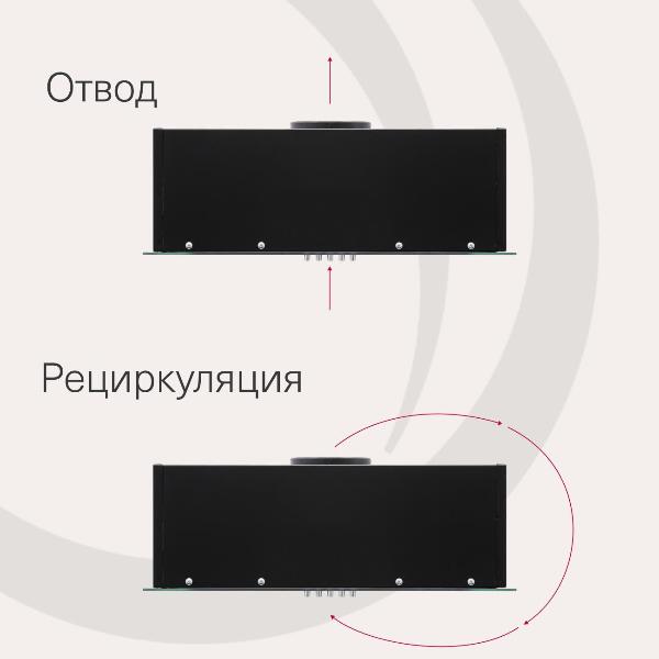 Изображение товара Вытяжка Krona ARVEN 500 PB V2 черная