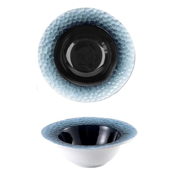 Изображение товара Тарелка столовая HOMIUM Буэно белый темно-синий