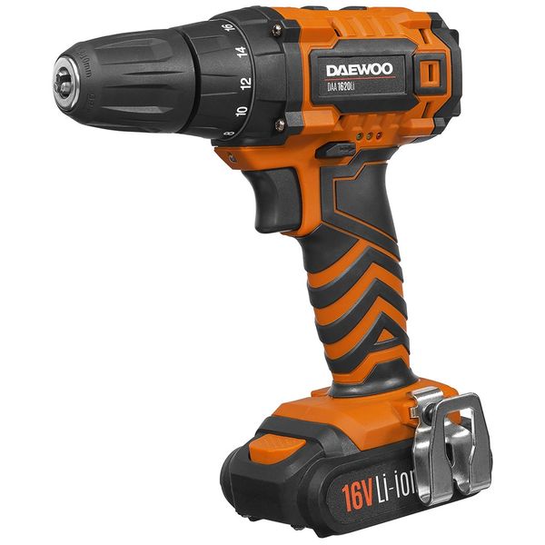 Изображение товара Шуруповерт аккумуляторный Daewoo Expert Line DAA 1620Li Изображение товара Шуруповерт аккумуляторный Daewoo Expert Line DAA 1620Li