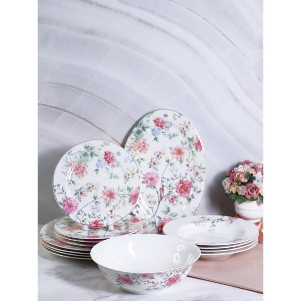 Изображение товара Столовый сервиз Balsford ЭММА 14 предметов красный/ золотистый